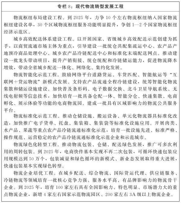 河南省人民政府关于印发河南省“十四五”现代流通体系发展规划的通知 河南省人民政府关于印发河南省“十四五”现代流通体系发展规划的通知