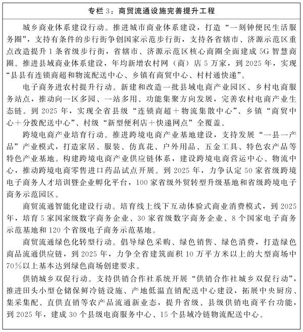 河南省人民政府关于印发河南省“十四五”现代流通体系发展规划的通知 河南省人民政府关于印发河南省“十四五”现代流通体系发展规划的通知