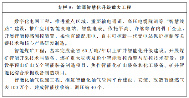 河南省人民政府关于印发河南省“十四五”现代能源体系和碳达峰碳中和规划的通知