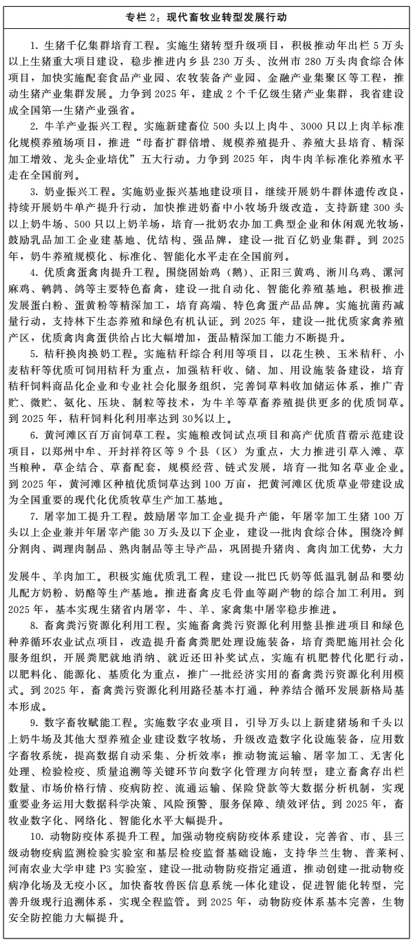河南省人民政府关于印发河南省“十四五”乡村振兴和农业农村现代化规划的通知 河南省人民政府关于印发河南省“十四五”乡村振兴和农业农村现代化规划的通知