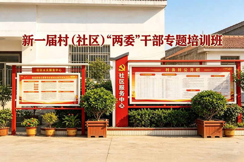 新一届村（社区）“两委”干部专题培训班课程