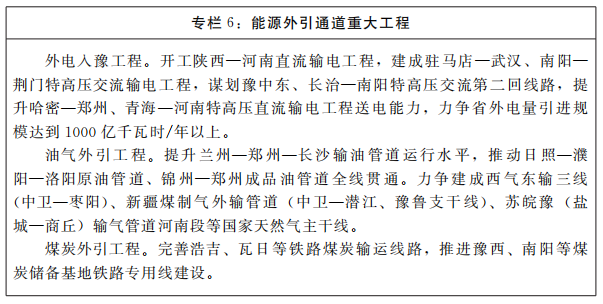 河南省人民政府关于印发河南省“十四五”现代能源体系和碳达峰碳中和规划的通知