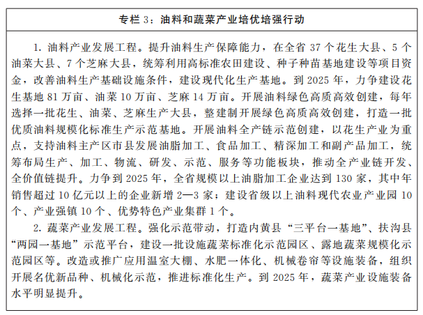 河南省人民政府关于印发河南省“十四五”乡村振兴和农业农村现代化规划的通知