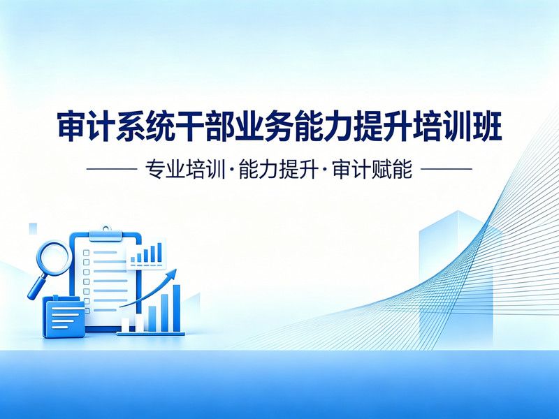 审计系统干部业务能力提升培训班课程