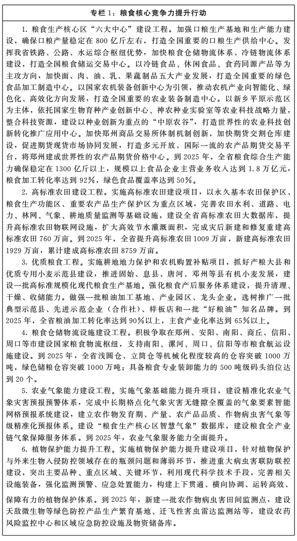 河南省人民政府关于印发河南省“十四五”乡村振兴和农业农村现代化规划的通知 河南省人民政府关于印发河南省“十四五”乡村振兴和农业农村现代化规划的通知